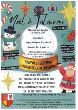 Marché de noel à Talairan le 21 dec 